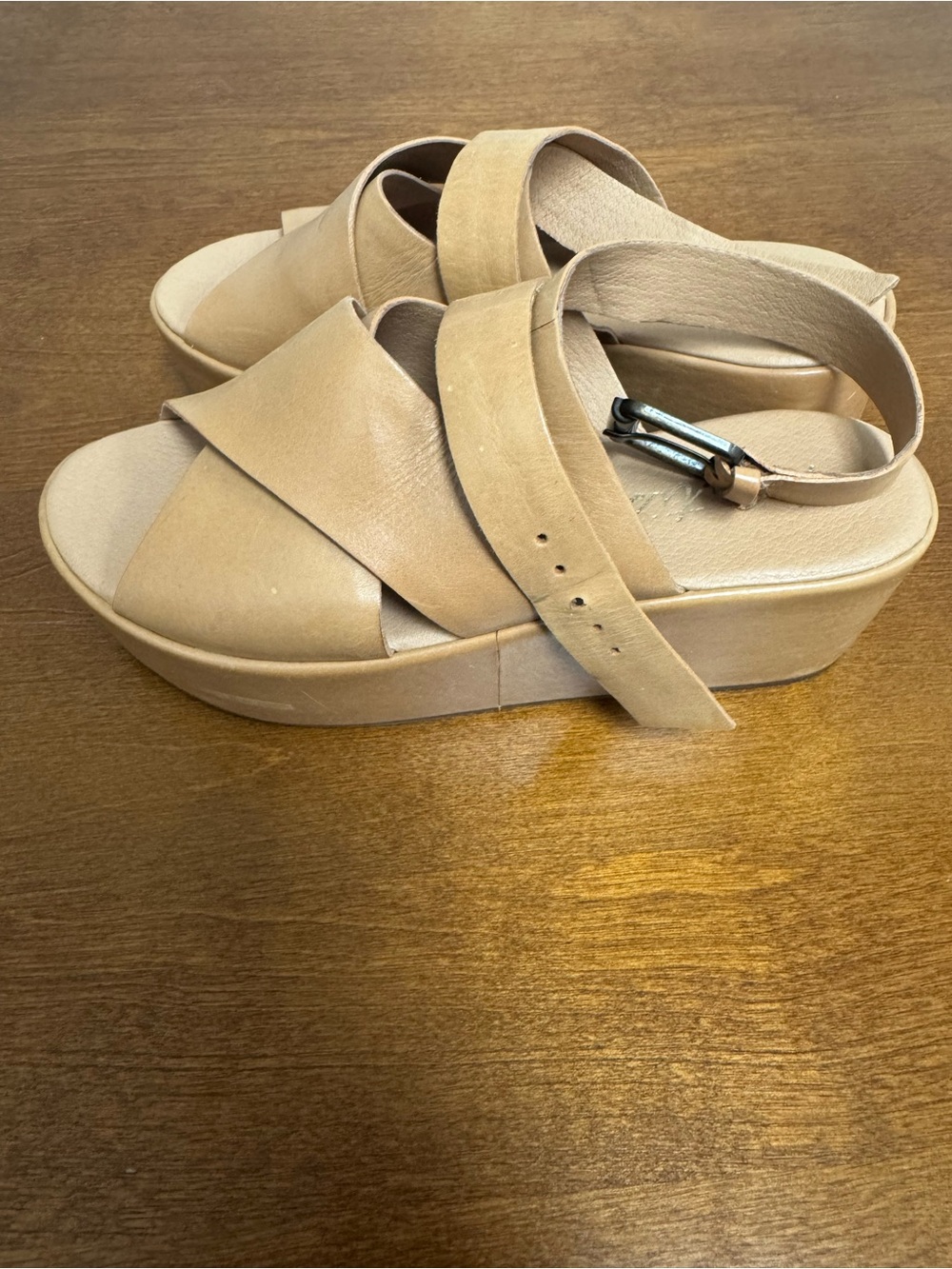 Matisse Beige Platform Sandals